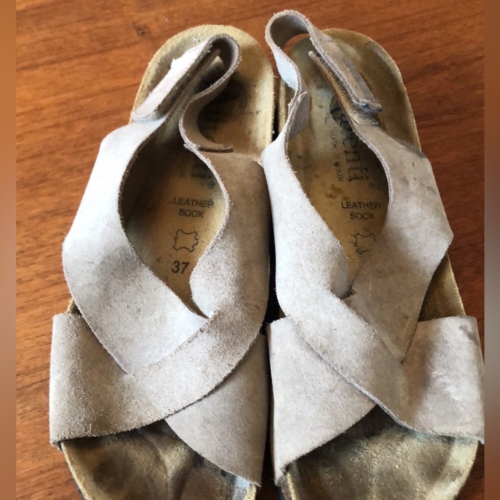 Leather Birkenstock-Like sandals